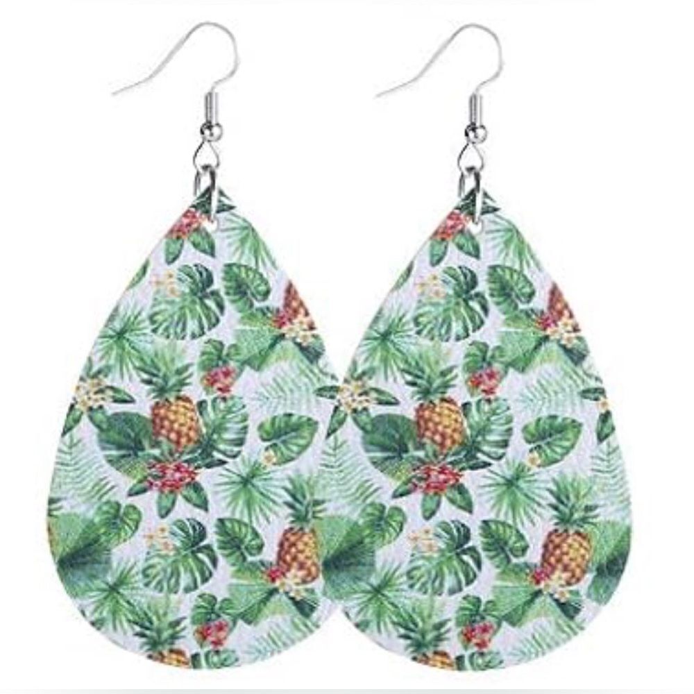 3/ $15 Brand New Faux Leather Earrings